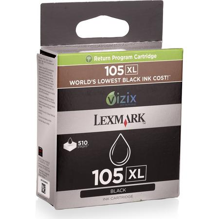 Lexmark 105XL Inktcartridge - Zwart HC