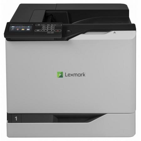 Lexmark CS820de - Printer - kleur - Dubbelzijdig - laser - A4/Legal - 1200 x 1200 dpi - tot 57 ppm (mono) / tot 57 ppm (kleur) -capaciteit: 650 vellen - USB 2.0, Gigabit LAN, USB 2.0 host