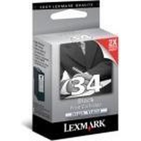 Lexmark No.34 High Yield Black Print Cartridge BLISTER