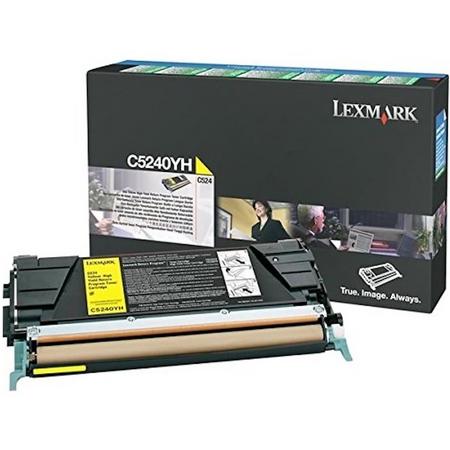 Lexmark Toner 00C5240YH HC geel