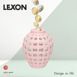 Lexon Design Decoratieve Spaarvarken Hope - Pink - LH61P