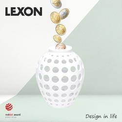 Lexon Design Decoratieve Spaarvarken Hope - White - LH61W