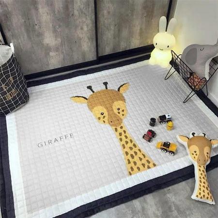 Speelkleed giraf 150 x 100 - LiefBoefje - Groot Speelkleed Baby - Speelmat Kinderen - Babymat XL - Kindervloerkleed - Kraamcadeau - Speelkleed Kinderen - Grote collectie speelkleden