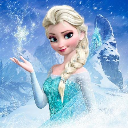 Diamond Painting 30x40cm – Rond – Frozen Elsa – Disney – Kinderen – Lienz®