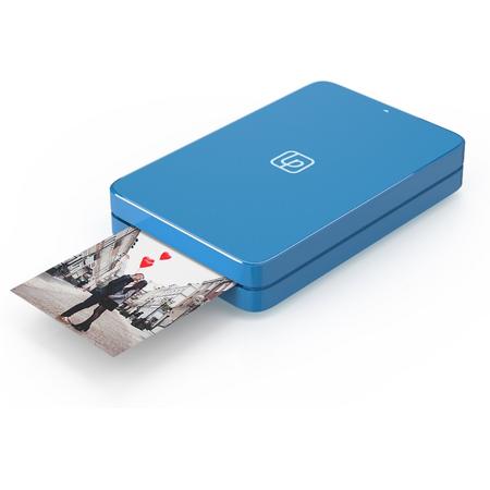Lifeprint - Mobiele fotoprinter 2x3 Foto en Video - Blauw