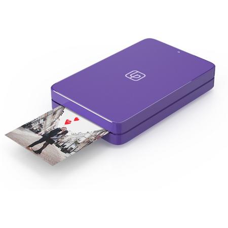 Lifeprint - Mobiele fotoprinter 2x3 Foto en Video - Paars