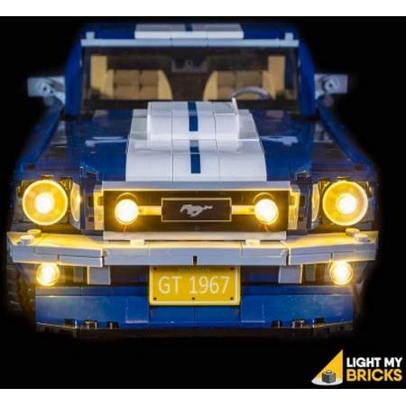 Light My Bricks LEGO Ford Mustang GT - 10265 Verlichtings Set