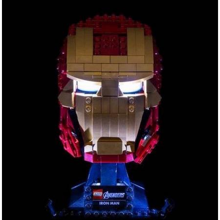 Light My Bricks LEGO Iron Man Helmet 76165 Verlichtings Set