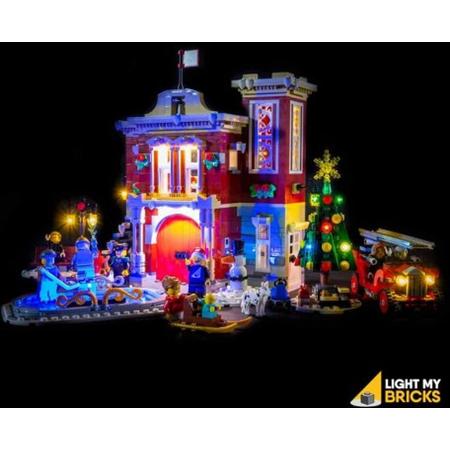 Light My Bricks LEGO Winter Village Fire Station 10263 Verlichtings Set