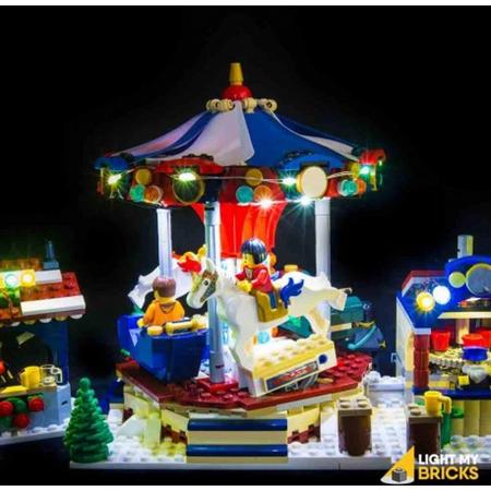 Light My Bricks LEGO Winter Village Market 10235 Verlichtings Set