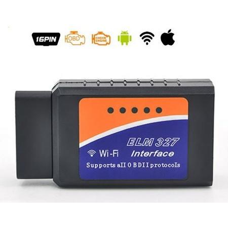 OBD2 WIFI adapter, ELM 327, Auto diagnose scan tool voor foutcodes, Android & IOS APPLE IPHONE
