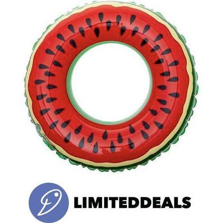Watermeloen opblaasband - 70CM groot - Relaxen en Fun - duurzaam vinyl - opblaasbare band - LimitedDeals
