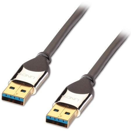 Lindy 41600 USB 3.0 USB 3.0 Grijs kabeladapter/verloopstukje
