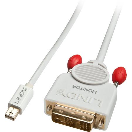 Lindy 41956 Display port DVI-D Wit kabeladapter/verloopstukje