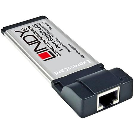 Lindy 51512 Ethernet 1000Mbit/s netwerkkaart & -adapter
