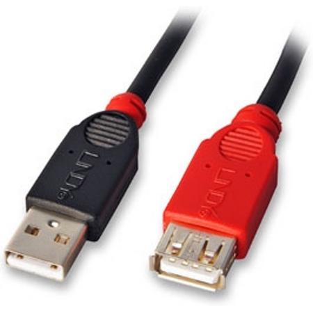Lindy 5m USB 2.0 Cable 5m USB A USB A Mannelijk Vrouwelijk Zwart USB-kabel