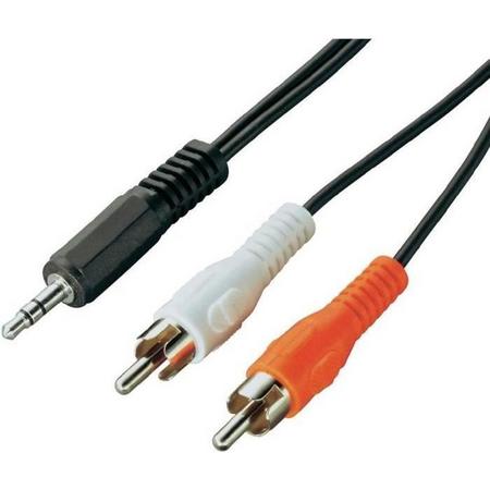 LINEAR A200B-kabelaansluiting 3,5 mm stereo mannelijk / 2 x RCA mannelijk 1m20