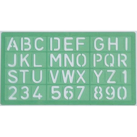 Linex lettersjabloon - 30 mm