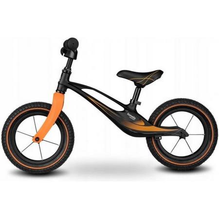 Lionelo Bart Air - Balance bike - Loopfiets magnesium Sporty zwart-oranje