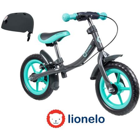 Lionelo Dan Plus - Loopfiets Turquoise de luxe incl fietshelm