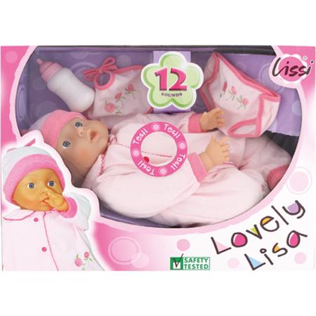 Pop Lissi Doll Lovely Lisa Met 12 Functies 46 Cm