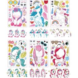 Unicorn Sticker Puzzels - Unicorn Stickers - Sticker Puzzel - Puzzel Eenhoorn - DIY Unicorn - Eenhoorn Stickers - Unicorn Cadeau - Eenhoorn Cadeau