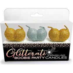 Little Genie Productions CP.1075 - Glitterati Boobie Candle Set