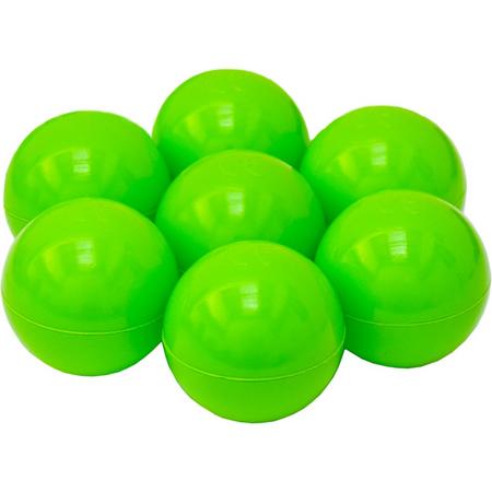 50 Babybalballen 5,5 cm Kinderballen Balbadje Kunststofballen Babyballen Groen