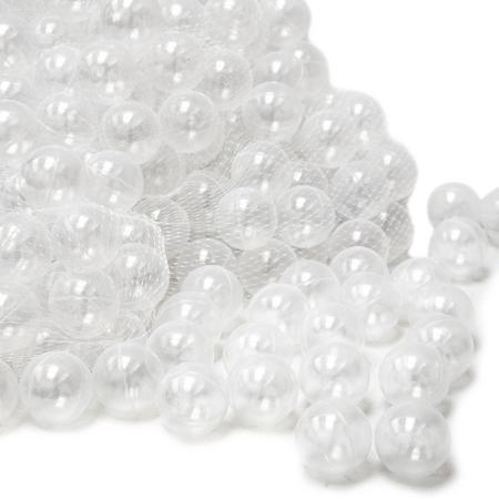50 Babybalballen 5,5cm Kinderballenbadje Kunststofballen Transparant