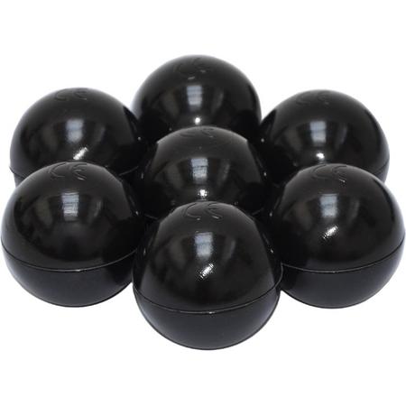 50 babybalballen 5,5 cm Kinderbalbadje Kunststofballen Babyballen Zwart