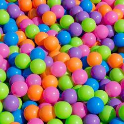 850 ballen in badballen 5,5cm pastelkleuren