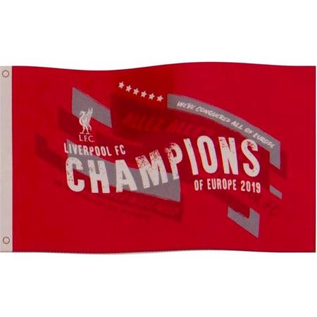Liverpool Flag Champions Of Europe 2019