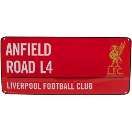 Liverpool Plaat - Anfield Road - Rood