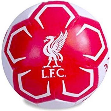 Liverpool Voetbal Soft Synthetisch Rood/wit Maat 4