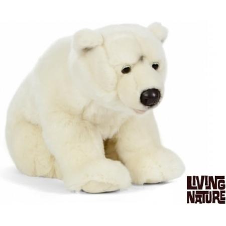 Living Nature IJsbeer knuffel - 45 cm