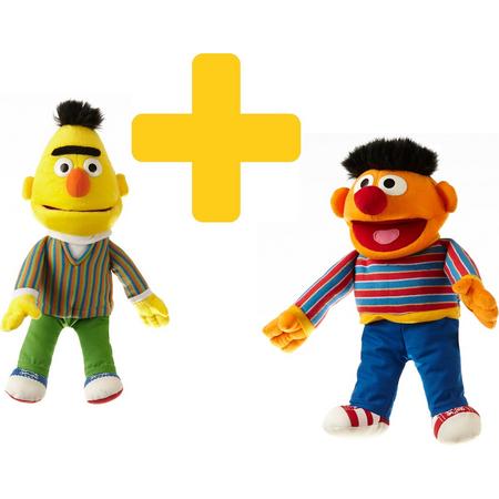 Living Puppets voordeelpakket handpoppen Bert en Ernie ca. 35cm