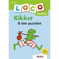 Loco Bambino  -  Kikker ik leer puzzelen 3-5 jaar