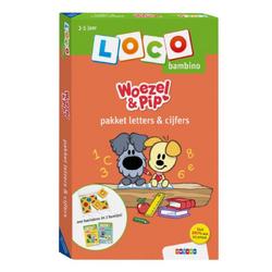 Loco Bambino - Pakket - Woezel en Pip - Letters en cijfers - 3-5 Jaar