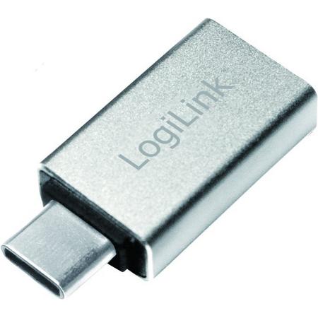 LogiLink AU0042 kabeladapter/verloopstukje USB 3.1 type-C USB 3.0 Zilver