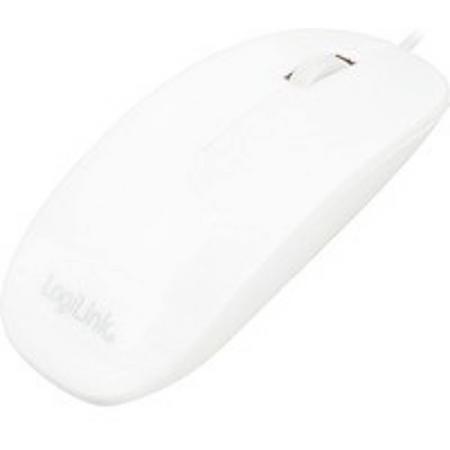 LogiLink ID0062 Mouse Optical white flat