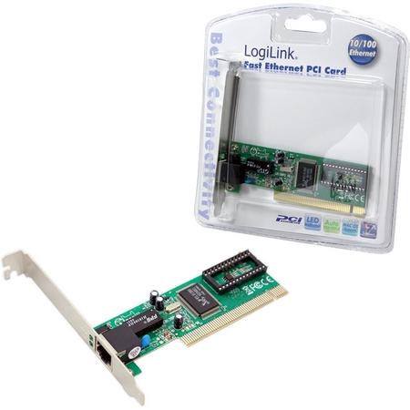 LogiLink PCI network card Intern 100Mbit/s netwerkkaart & -adapter