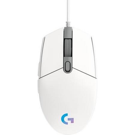 Logitech G G203 LIGHTSYNC - Gaming Mouse - EMEA / Wit