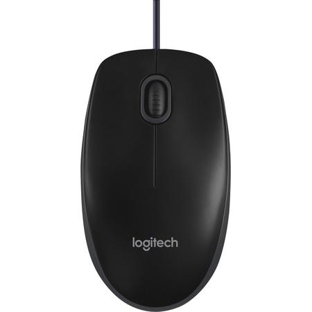 Logitech B100 - Muis - Zwart