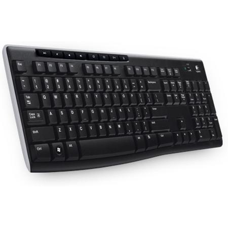 Logitech K270 RF Draadloos QWERTY Engels Zwart toetsenbord