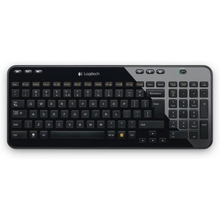 Logitech K360 NO RF Draadloos QWERTY Pan Nordic Zwart toetsenbord