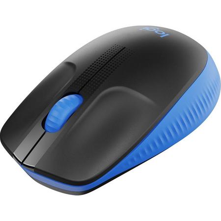 Logitech M190 Full-size wireless mouse - BLUE