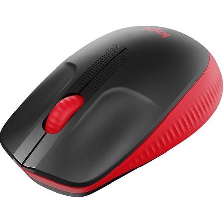 Logitech M190 Full-size wireless mouse - RED