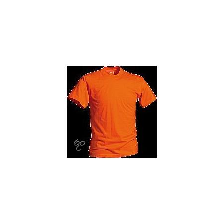 Oranje grote maten t-shirts 4xl Oranje