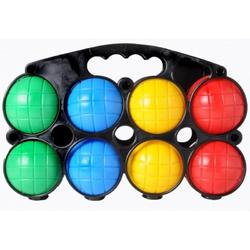 Longfield Games Jeu De Boules Set Plastic 8 Ballen Gekleurd