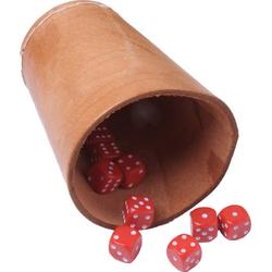 Longfield Games Pokerbeker Leder 9 cm